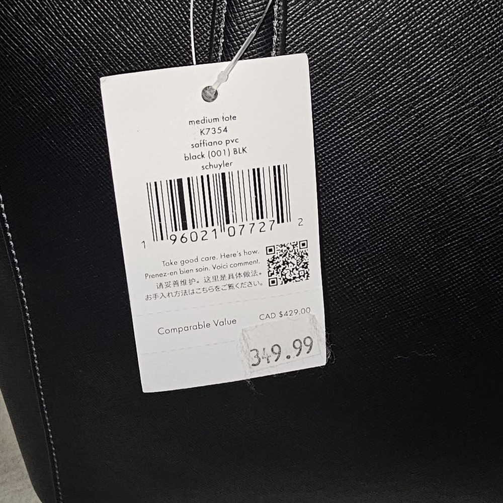 Kate Spade Medium Black Tote Bag - Picture 6 of 16